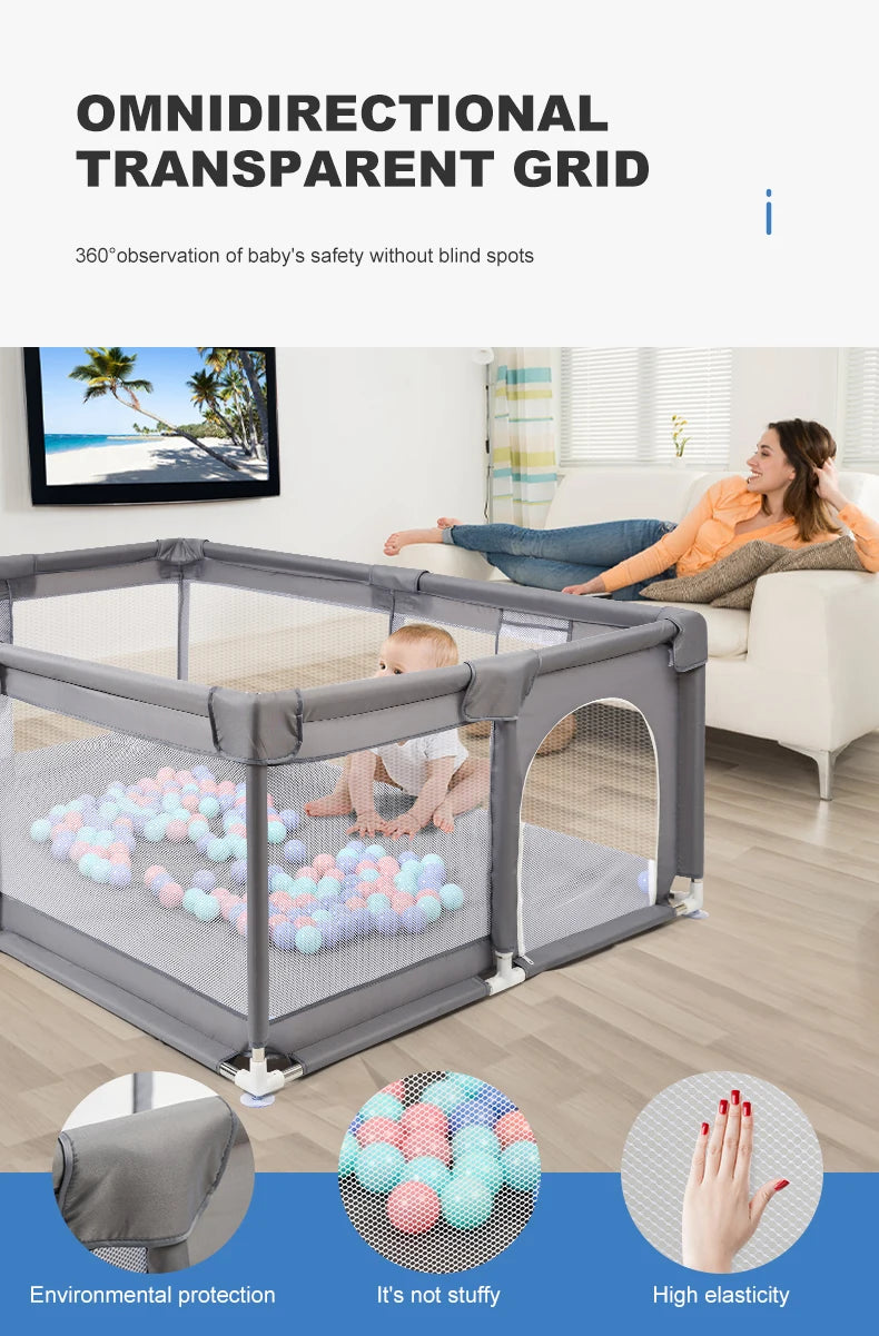 Playpen for children Baby playground children's fence box corral for baby baby playpens Indoor playground room mats Ball pool