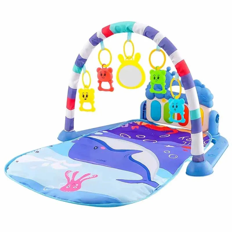 Baby Activity Gym Rack Early Education 0-36 Months Toy Gifts Musical Newborn Piano Keyboard Crawling Blanket Pedal Play Mat