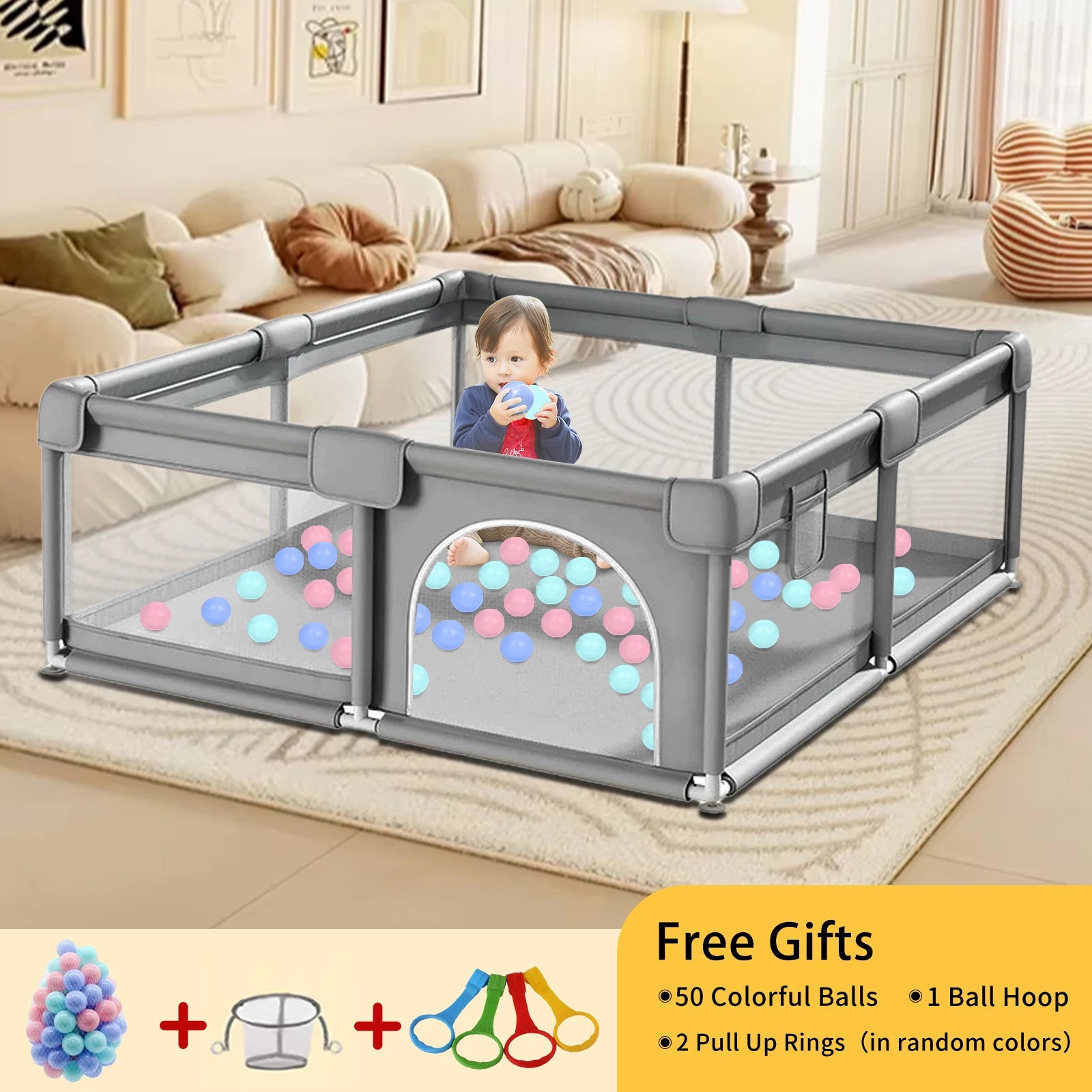 Playpen for children Baby playground children's fence box corral for baby baby playpens Indoor playground room mats Ball pool