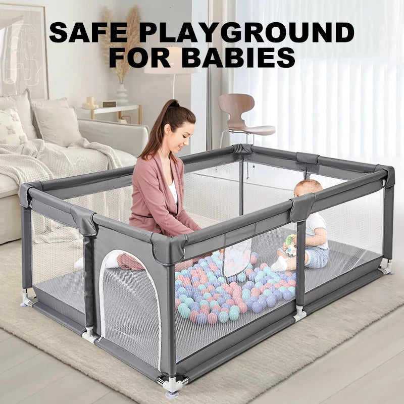 Playpen for children Baby playground children's fence box corral for baby baby playpens Indoor playground room mats Ball pool