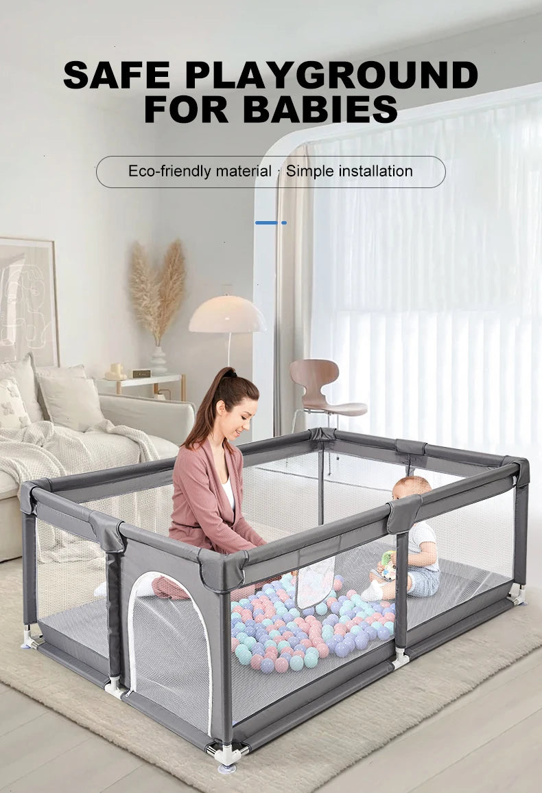 Playpen for children Baby playground children's fence box corral for baby baby playpens Indoor playground room mats Ball pool