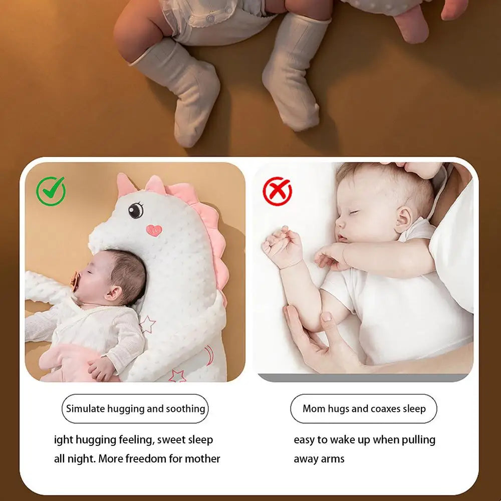 Baby Soothing Palm Automatic Palm Patting Stuffed Animal Sleep Soothers Adjustable Speed Remote Control Sleeping Buddy for Baby